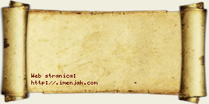 Una Glavonjić vizit kartica